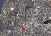 Tel-Electric Dam aerial image of site - orthophoto